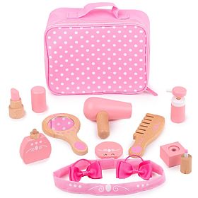 Bigjigs Toys Fa Kozmetikai Készlet, Bigjigs Toys
