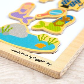 Bigjigs Toys Fa mágneses tábla