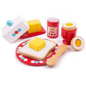 Bigjigs Toys Fa reggeli készlet
