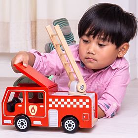 Bigjigs Toys Fa Tűzoltóautó, Bigjigs Toys