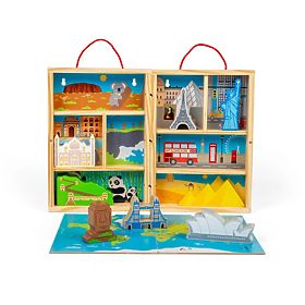 Bigjigs Toys Fa Utazási Játékkészlet, Bigjigs Toys