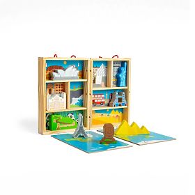 Bigjigs Toys Fa Utazási Játékkészlet