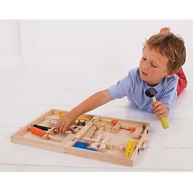 Bigjigs Toys fából készült szerszámtok