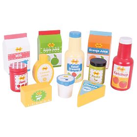 Bigjigs Toys Friss Élelmiszer Készlet