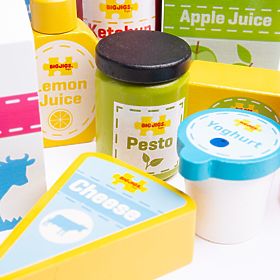 Bigjigs Toys Friss Élelmiszer Készlet