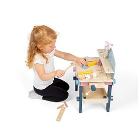 Bigjigs Toys Gyermek munkapad szerszámokkal, Bigjigs Toys