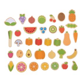 Bigjigs Toys Gyümölcs és zöldség mágnesek, Bigjigs Toys