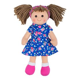 Bigjigs Toys Hollie textil baba 28 cm, Bigjigs Toys