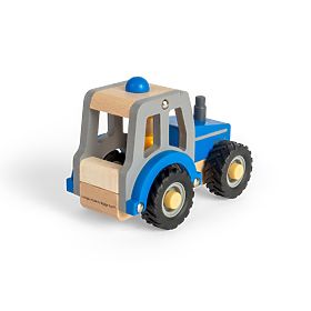 Bigjigs Toys Kék traktor, Bigjigs Toys