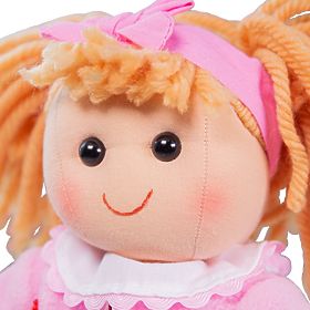 Bigjigs Toys Kelly textil baba 34 cm