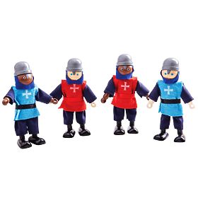 Bigjigs Toys Középkori lovagok