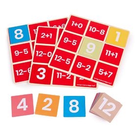 Bigjigs Toys Matematikai bingó Összeadás és kivonás, Bigjigs Toys