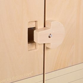 Bigjigs Toys Összecsukható babaház kiegészítőkkel