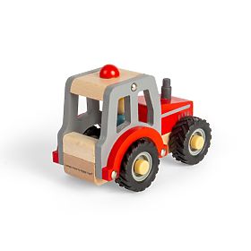 Bigjigs Toys Piros traktor