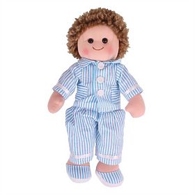 Bigjigs Toys Szövet baba Arthur 34 cm