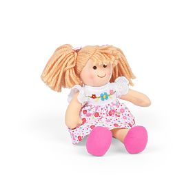 Bigjigs Toys Textil baba Georgia - kicsi 25 cm