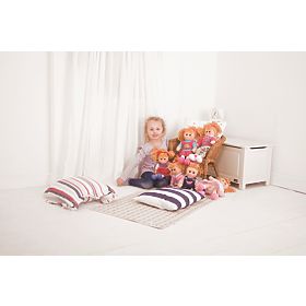 Bigjigs Toys Szövet baba Melanie 38 cm, Bigjigs Toys