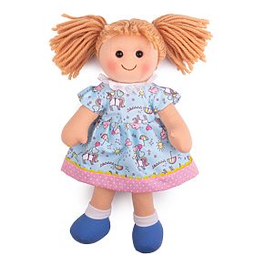 Bigjigs Toys Szövet baba Olivia 34 cm, Bigjigs Toys