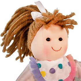 Bigjigs Toys Szövet baba Phoebe 25 cm