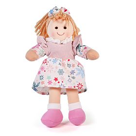Bigjigs Toys Szövet baba Shannon 25 cm, Bigjigs Toys
