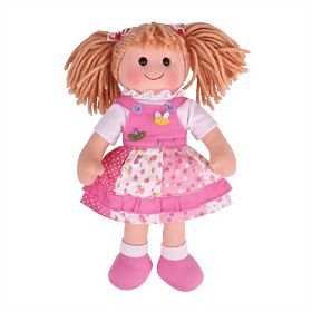 Bigjigs Toys Szövetbaba Hayley 34 cm, Bigjigs Toys