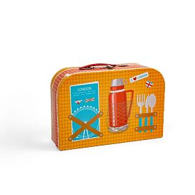 Bigjigs Toys Teáskészlet bőröndben London