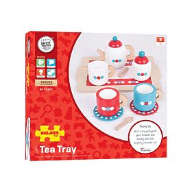 Bigjigs Toys Teáskészlet pöttyökkel