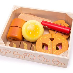Bigjigs Toys Tésztaszeletelés dobozban