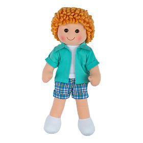 Bigjigs Toys Textil baba Jacob 28 cm, Bigjigs Toys