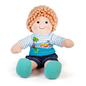Bigjigs Toys Textil baba Robin 30 cm, Bigjigs Toys