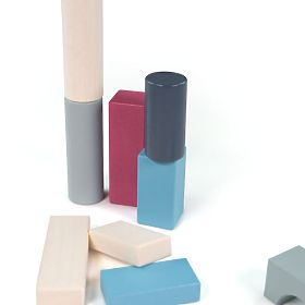 Bigjigs Toys Vödör 50 darabos építőkockával