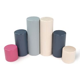 Bigjigs Toys Vödör 50 darabos építőkockával