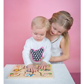 Bino Motorikus labirint Találd meg az állat fejét