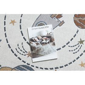 BONO 8288 szőnyeg kör Alak, bolygók krém / antracit, F.H.Kabis