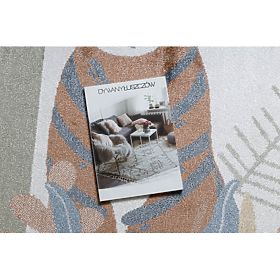 BONO 8426 Jungle szőnyeg, vadállatok krém / sötét arany, F.H.Kabis