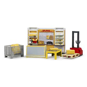 Bruder BWORLD DHL Csomagküldő Szolgálat kiegészítőkkel