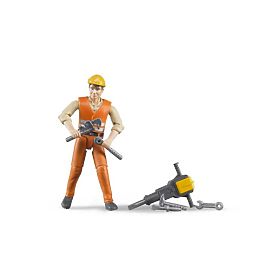 Bruder BWORLD Építőmunkás figura