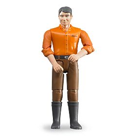 Bruder BWORLD figura férfi barna nadrágban