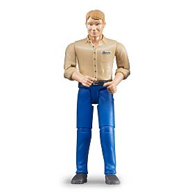 Bruder BWORLD Figura férfi kék nadrágban