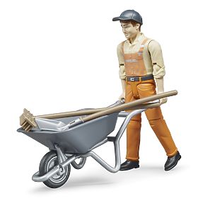 Bruder BWORLD Kommunális készlet figurával, Bruder
