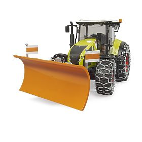 Bruder Claas Axion 950 hóláncokkal és tolólappal