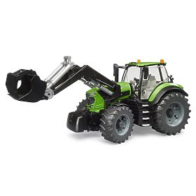 Bruder Deutz-Fahr 8280 TTV traktor homlokrakodóval
