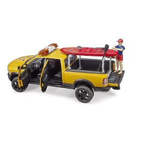 Bruder Dodge RAM partiőrség mentővel és kiegészítőkkel, Bruder