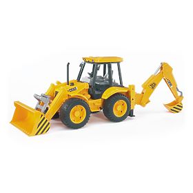 Bruder JCB traktor homlokrakodóval és kotrógéppel