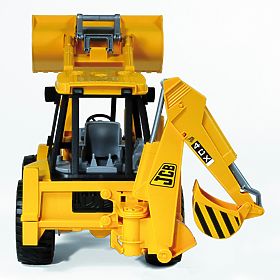 Bruder JCB traktor homlokrakodóval és kotrógéppel, Bruder