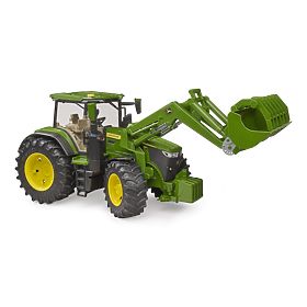 Bruder John Deere 7R 350 traktor homlokrakodóval