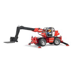 Bruder Manitou MRT 2150 teleszkópos rakodógép tartozékokkal