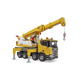 Bruder Scania teherautó Liebherr daruval, Bruder
