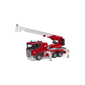 Bruder Scania tűzoltóautó létrával, Bruder