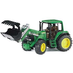 Bruder Traktor JOHN DEERE 6920 homlokrakodóval